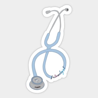 Pulmonologist’s Stethoscope Sticker